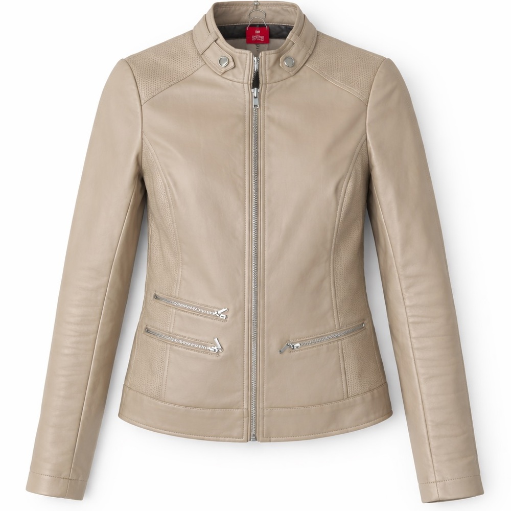 Guess Faux Leather Moto Jacket - XS - Like New